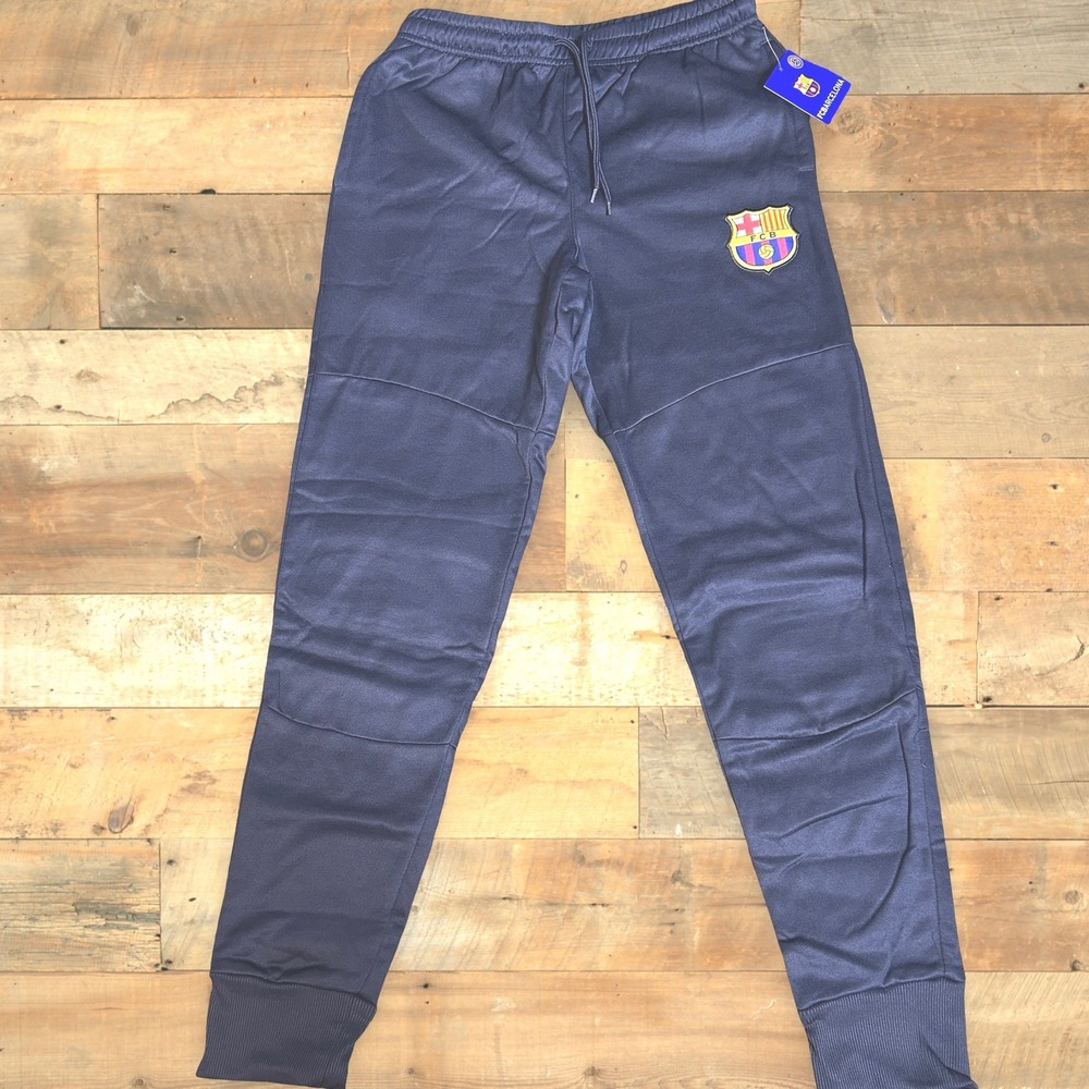 FC Barcelona Navy Blue Jogger Sweatpants ml NWT Soccer League Medium